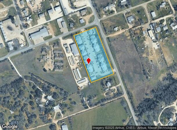 1031 Chandler St, Blanco, TX Parcel Map