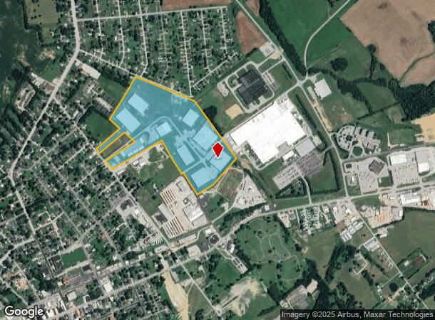  347 Woodlawn Ave, Lebanon, KY Parcel Map