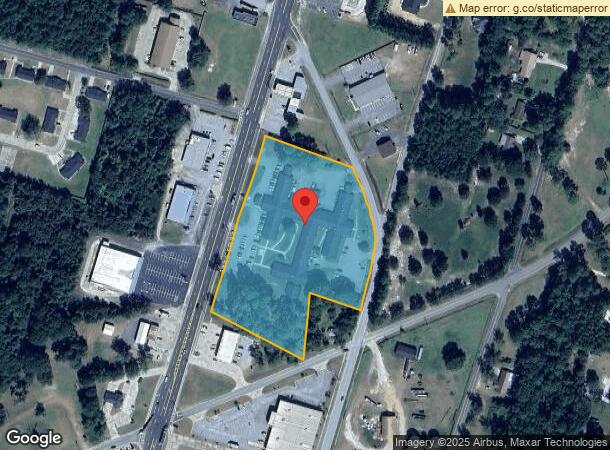  721 N Veterans Blvd, Glennville, GA Parcel Map