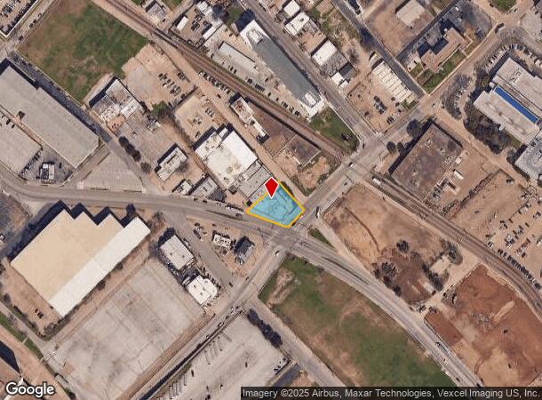  2015 Wall St, Dallas, TX Parcel Map