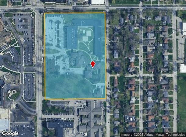  1525 N Ritter Ave, Indianapolis, IN Parcel Map