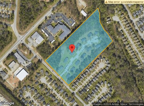  407 Fountain Lake Ct, Columbia, SC Parcel Map