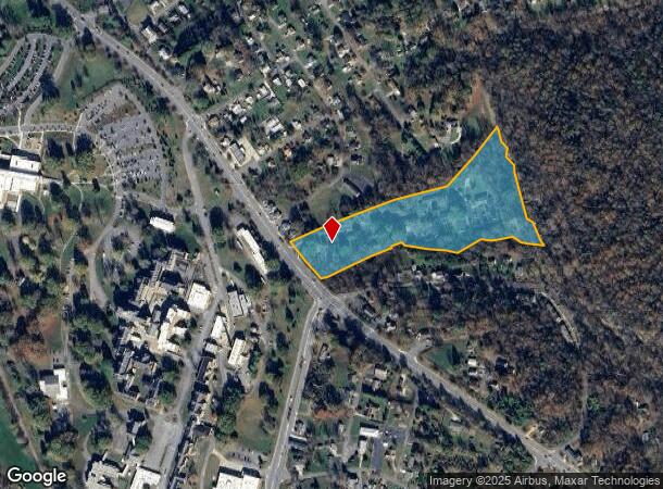  1507 A-D S Sterling St, Morganton, NC Parcel Map