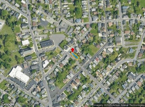 124 Willow St, Dunmore, PA Parcel Map