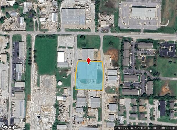  1301 N Kinder St, Nixa, MO Parcel Map