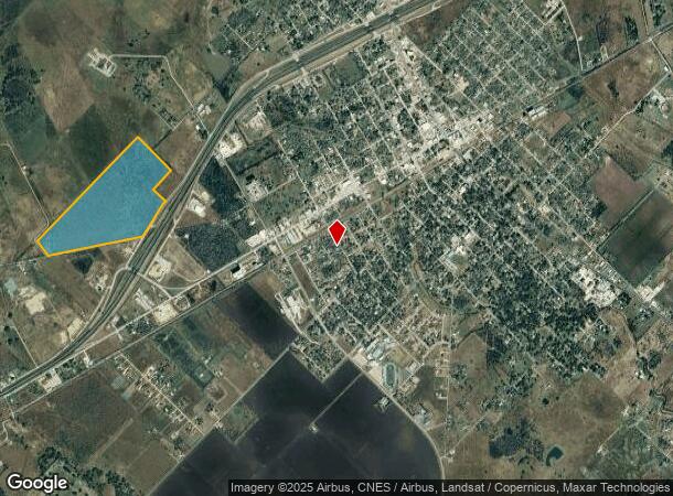  115 S Colorado St, Edna, TX Parcel Map