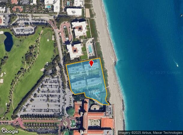  1 N Breakers Row, Palm Beach, FL Parcel Map
