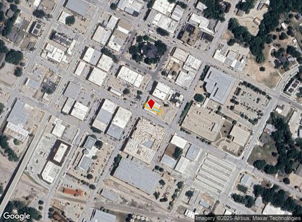  213 S College St, Waxahachie, TX Parcel Map