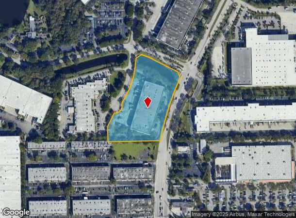 100 Park Central Blvd S, Pompano Beach, FL Parcel Map