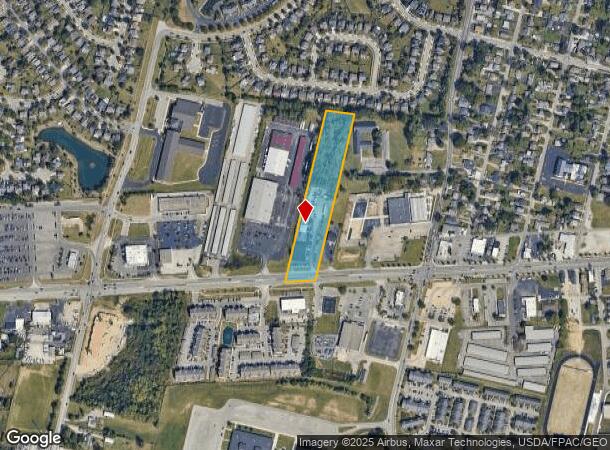  5580 W Broad St, Columbus, OH Parcel Map