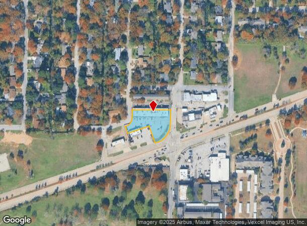 1125 E University Dr, Denton, TX Parcel Map
