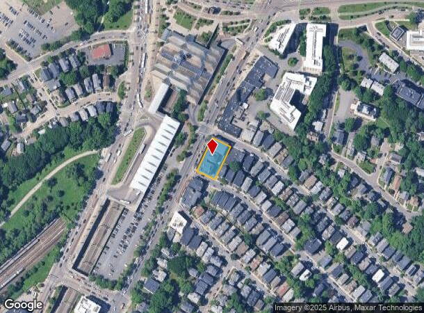  2 Woodlawn St, Jamaica Plain, MA Parcel Map