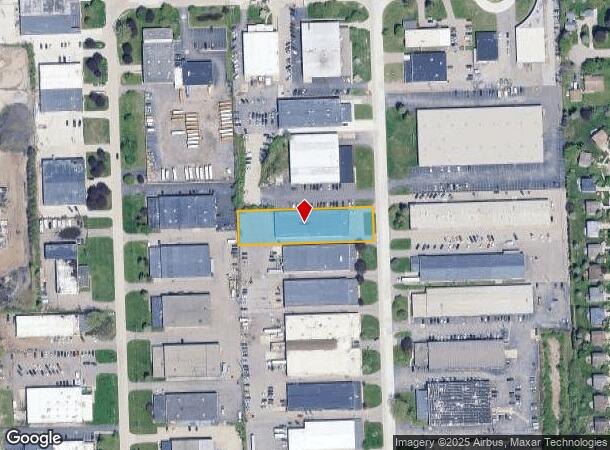  1845 Thunderbird, Troy, MI Parcel Map