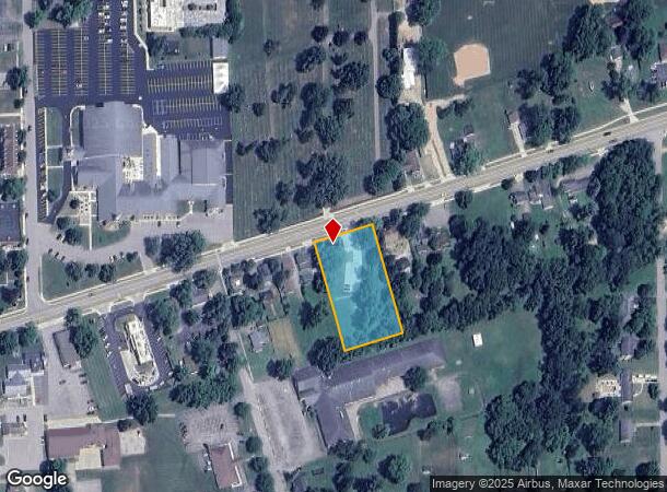 215 E Main St, Spring Arbor, MI Parcel Map