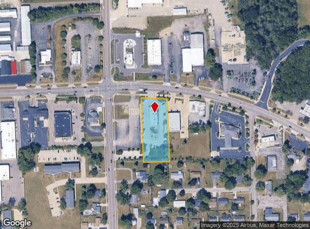 1206 W Chicago Blvd, Tecumseh, MI Parcel Map