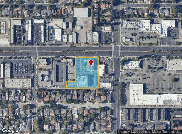  2850 El Camino Real, Santa Clara, CA Parcel Map