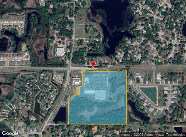  2701 E County Line Rd E, Lutz, FL Parcel Map