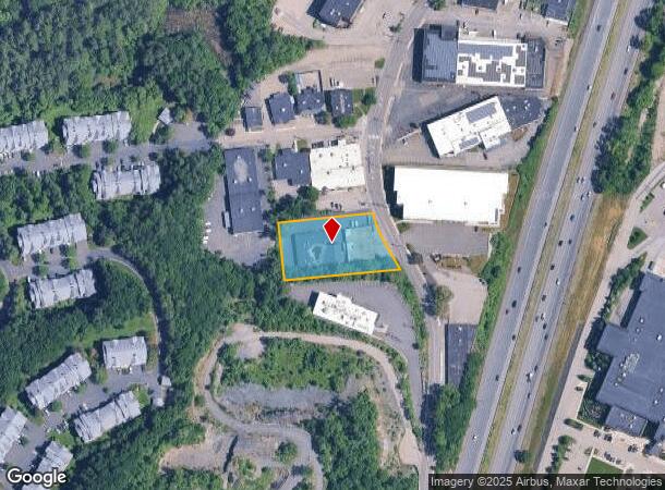  166 Bear Hill Rd, Waltham, MA Parcel Map