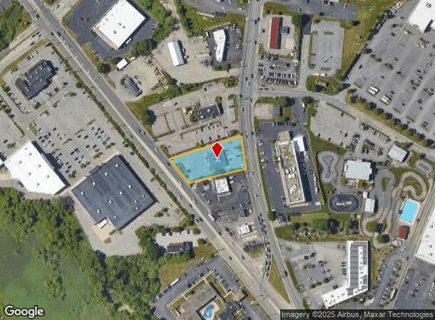  1021 Fall River Ave, Seekonk, MA Parcel Map