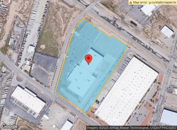  1120 Alza Dr, El Paso, TX Parcel Map