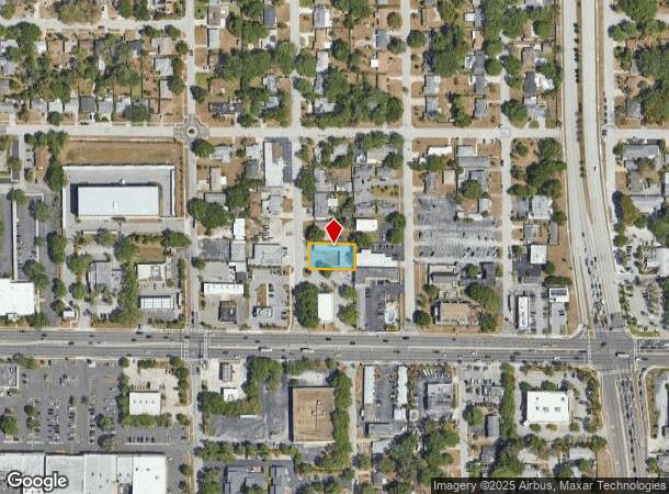  407 S Jupiter Ave, Clearwater, FL Parcel Map