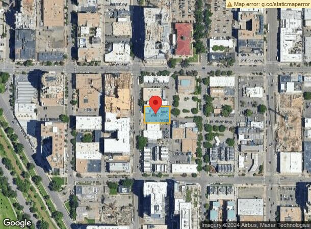  1060 Bannock St, Denver, CO Parcel Map