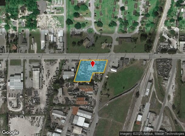  1208 Nw Avenue L, Belle Glade, FL Parcel Map