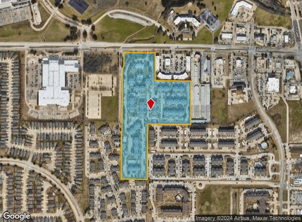  2650 Western Center Blvd, Fort Worth, TX Parcel Map