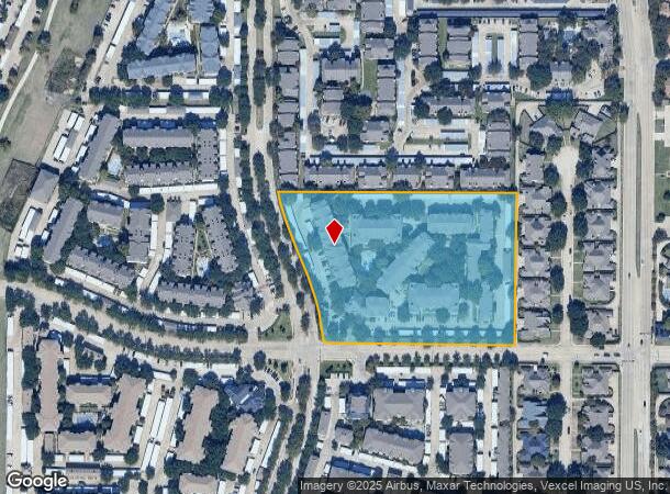 3939 Briargrove Ln, Dallas, TX Parcel Map