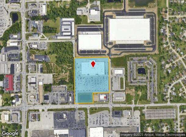  5350 E Thompson Rd, Indianapolis, IN Parcel Map