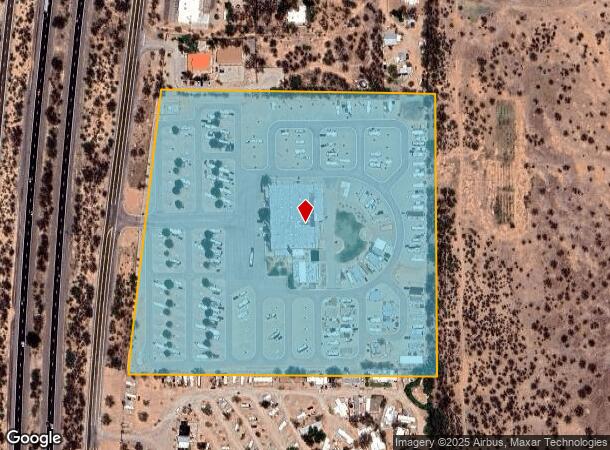  2869 E Frontage Rd, Amado, AZ Parcel Map