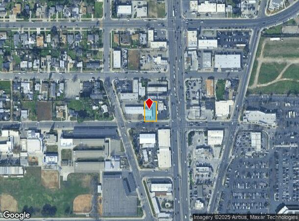  30 W Spruce Ave, Fresno, CA Parcel Map