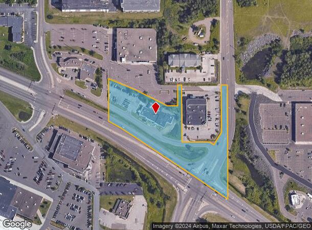  1301 Miller Trunk Hwy, Duluth, MN Parcel Map