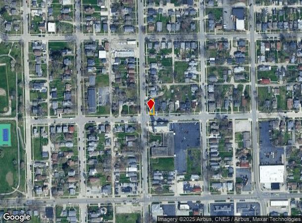  1036 Huffman St, Fort Wayne, IN Parcel Map