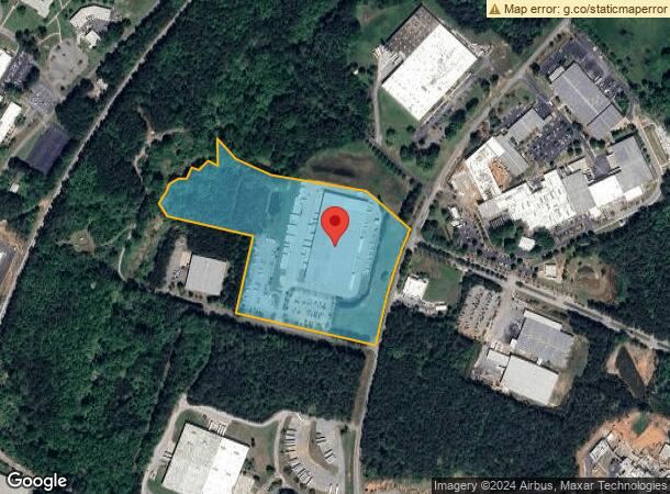  1655 Olympic Dr, Athens, GA Parcel Map