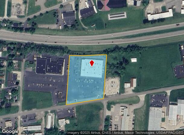  1058 E Main St, Newark, OH Parcel Map