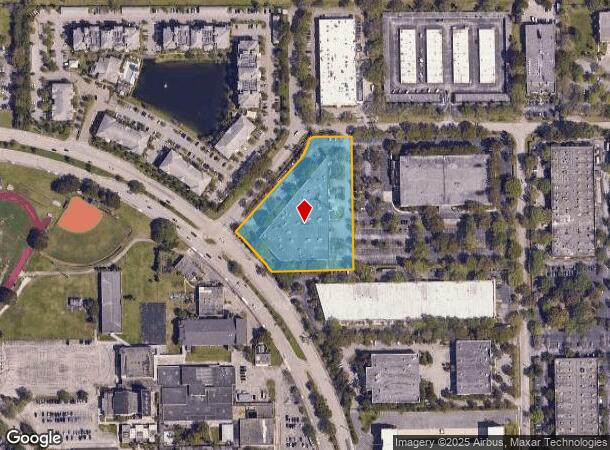  1800 Nw 69Th Ave, Plantation, FL Parcel Map