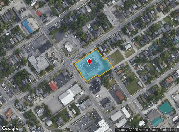 1702 E Spring St, New Albany, IN Parcel Map