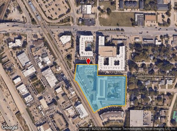  1111 S Main St, Carrollton, TX Parcel Map