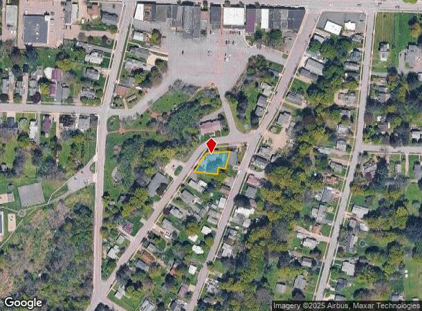  16 Mill St, Springville, NY Parcel Map