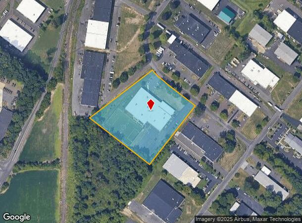 55 Steam Whistle Dr, Warminster, PA Parcel Map