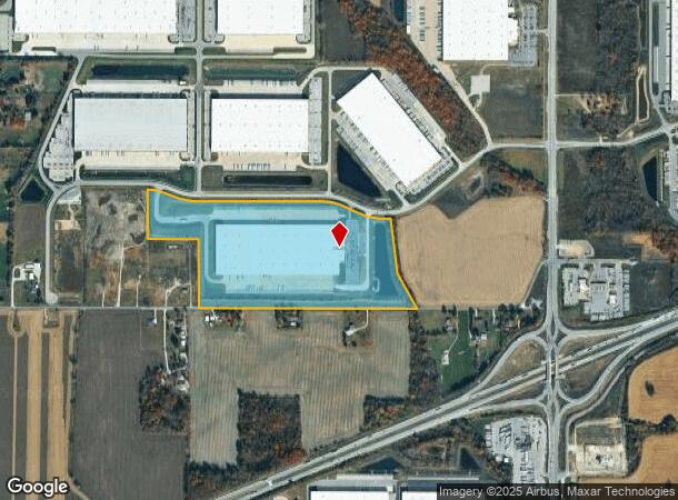  1801 Innovation Blvd, Clayton, IN Parcel Map