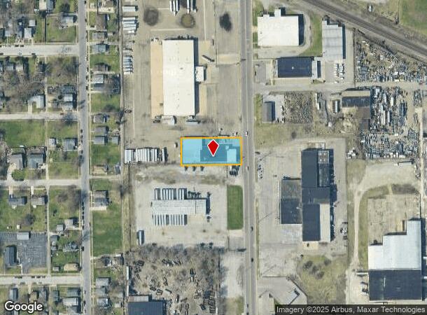  143 S Olive St, South Bend, IN Parcel Map