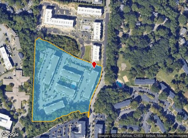 4100 Woodlake Pl, Raleigh, NC Parcel Map