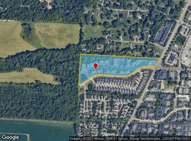  645 N State St, Westerville, OH Parcel Map