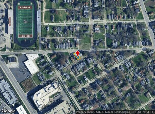  827 Mark St, Toledo, OH Parcel Map