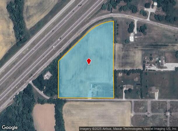 10743 Libbra Rd, New Douglas, IL Parcel Map