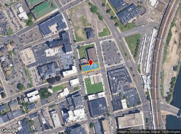  1184 Main St, Bridgeport, CT Parcel Map