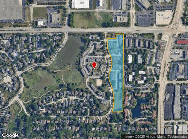  1627 Country Lakes Dr, Naperville, IL Parcel Map