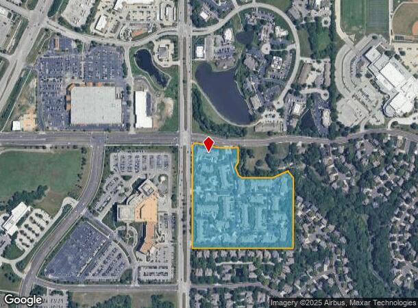  12300 Travis Ln, Leawood, KS Parcel Map